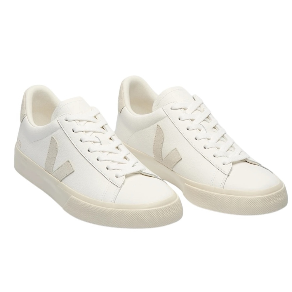 Veja Campo Sneakers in White Leather / Natural Suede - 8 - Picture 16 of 16